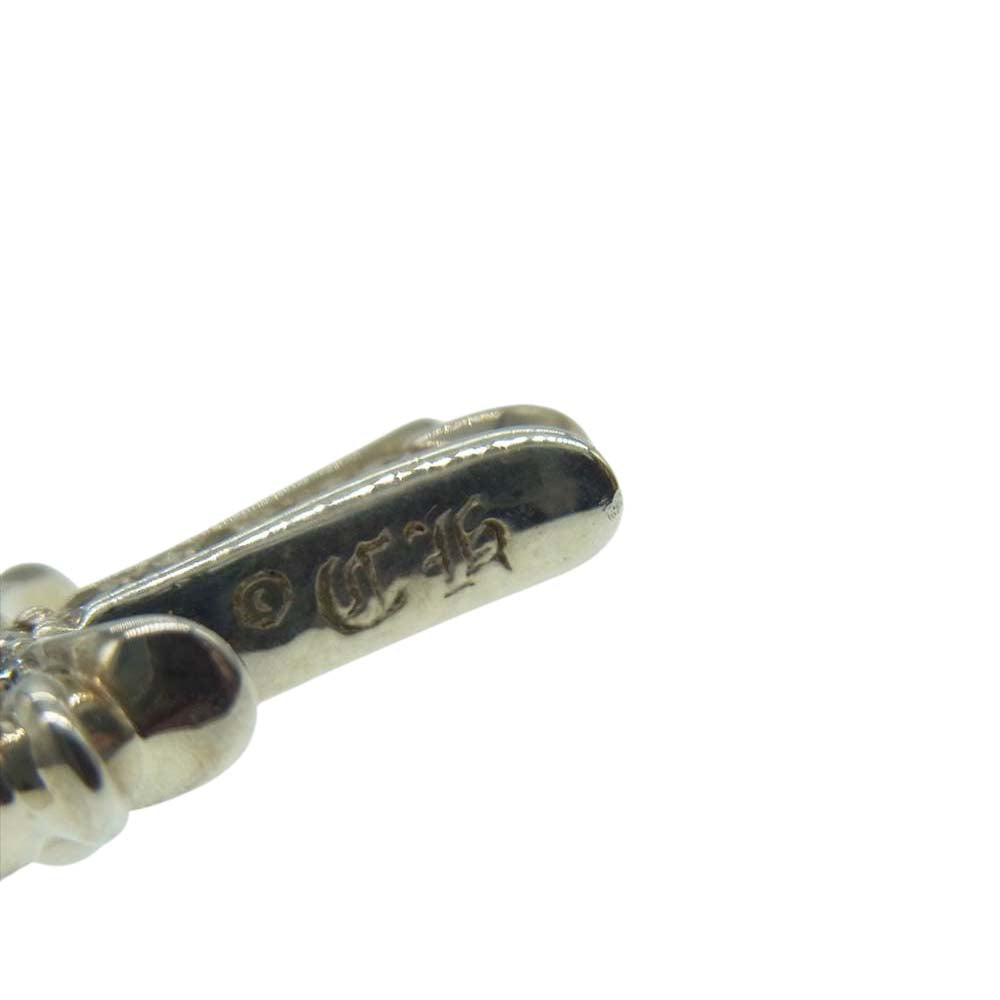 CHROME HEARTS クロムハーツ（原本無） タイニーファット クロス チャーム ダイヤ シルバー系【中古】