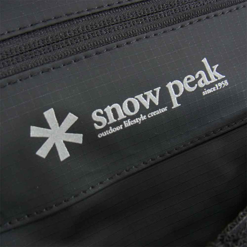 snowpeak スノーピーク UG-729BK 3way Business Bag ビジネス ショルダー トート バッグ ブラック ブラック系 ONE【新古品】【未使用】【中古】