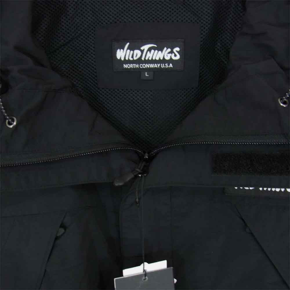 WILDTHINGS ワイルドシングス WT19127PA CHAMONIX JACKET 2 シャモニー ジャケット マウンテン パーカー ブラック系 L【新古品】【未使用】【中古】