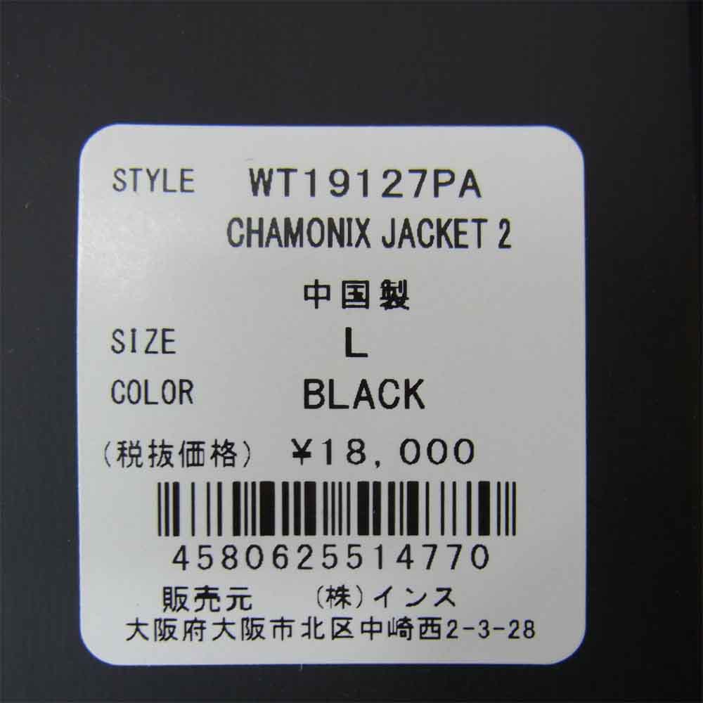 WILDTHINGS ワイルドシングス WT19127PA CHAMONIX JACKET 2 シャモニー ジャケット マウンテン パーカー ブラック系 L【新古品】【未使用】【中古】