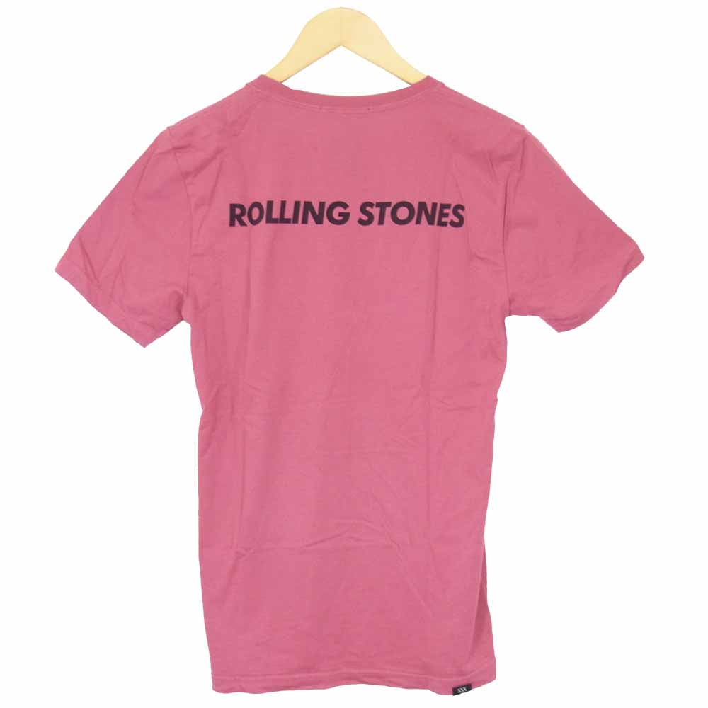 HYSTERIC GLAMOUR ヒステリックグラマー THE ROLLING STONES BLACK AND BLUE プリント Tシャツ ピンク系 S【中古】