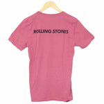 HYSTERIC GLAMOUR ヒステリックグラマー THE ROLLING STONES BLACK AND BLUE プリント Tシャツ ピンク系 S【中古】