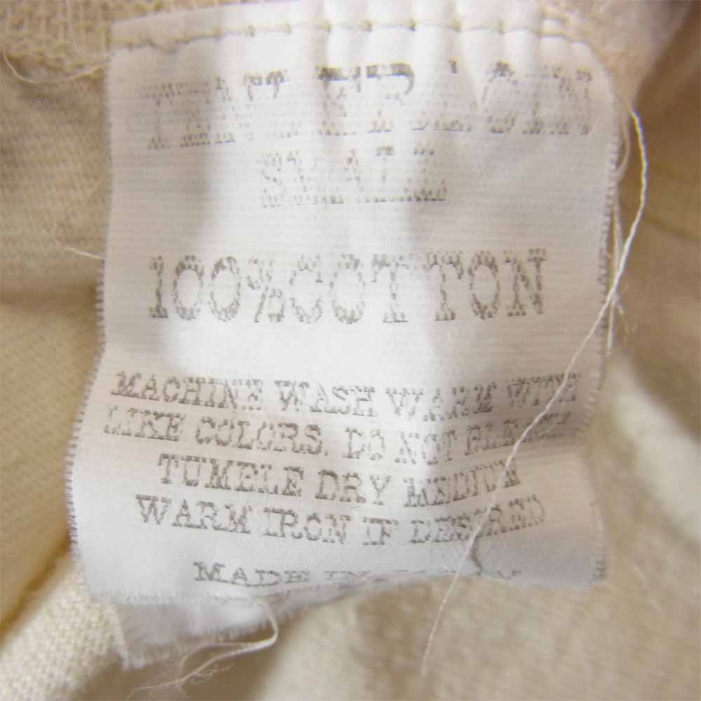 TENDERLOIN テンダーロイン T-HENRY LONG ヘンリーネック オフホワイト系 S【中古】