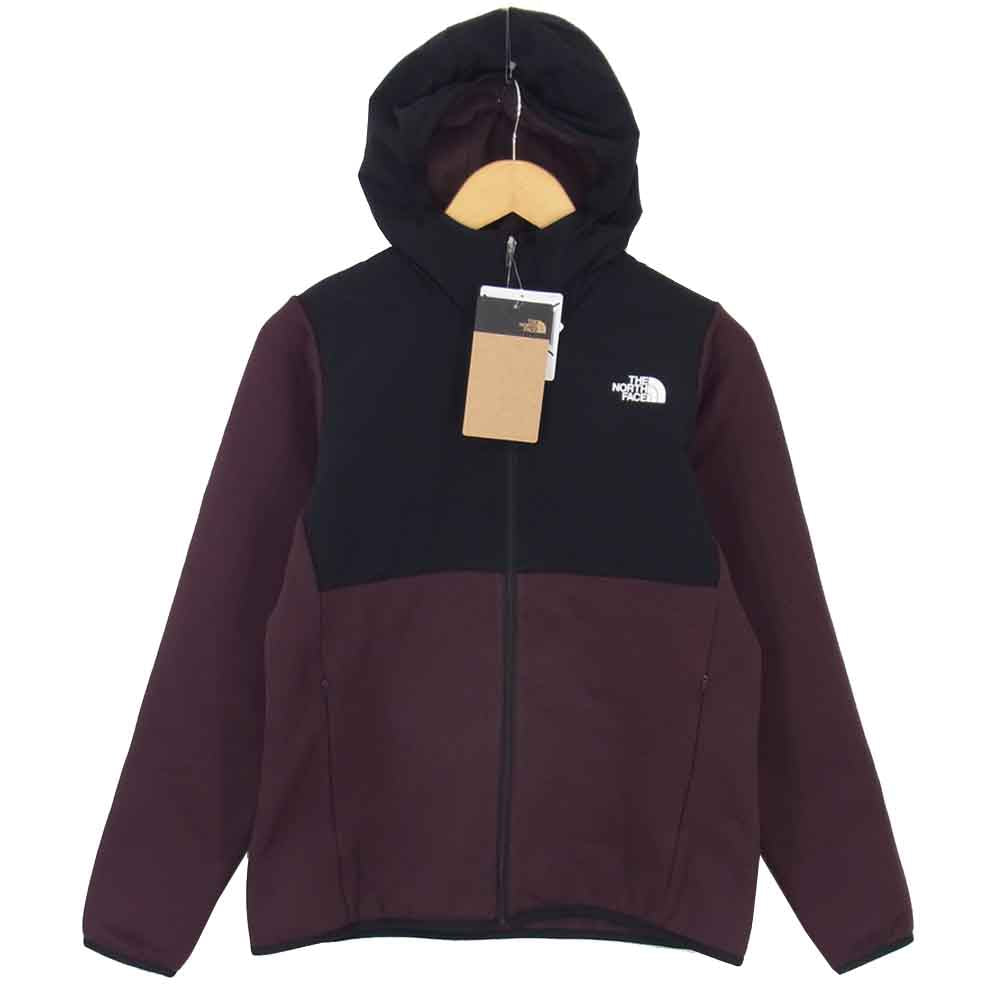THE NORTH FACE ノースフェイス NLW72080  Hybrid Nylon Fleece Hoodie ハイブリッド ナイロン フリース フーディー ジャケット パープル系 L【新古品】【未使用】【中古】