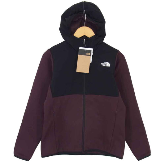 THE NORTH FACE ノースフェイス NLW72080  Hybrid Nylon Fleece Hoodie ハイブリッド ナイロン フリース フーディー ジャケット パープル系 L【新古品】【未使用】【中古】