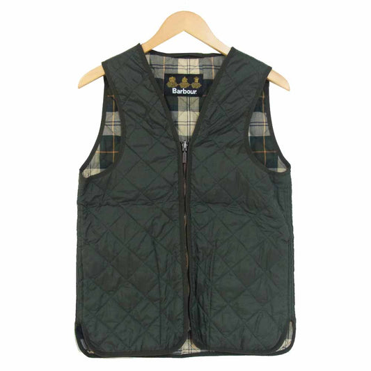 Barbour バブアー 1002066 SL LINER キルティング ベスト カーキ系 36【中古】