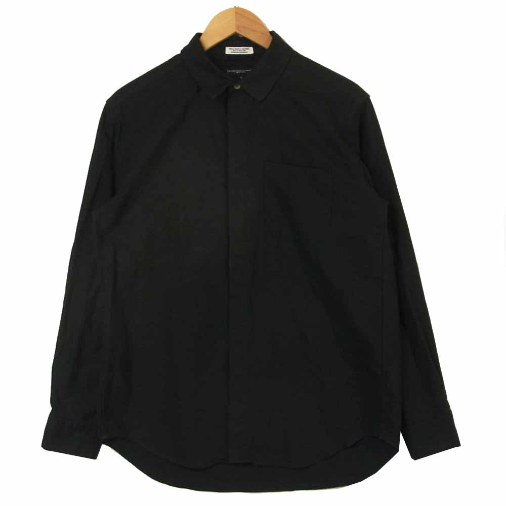 Engineered Garments エンジニアードガーメンツ Short Collar Shirt ショートカラ― 長袖 シャツ ブラック系 S【中古】