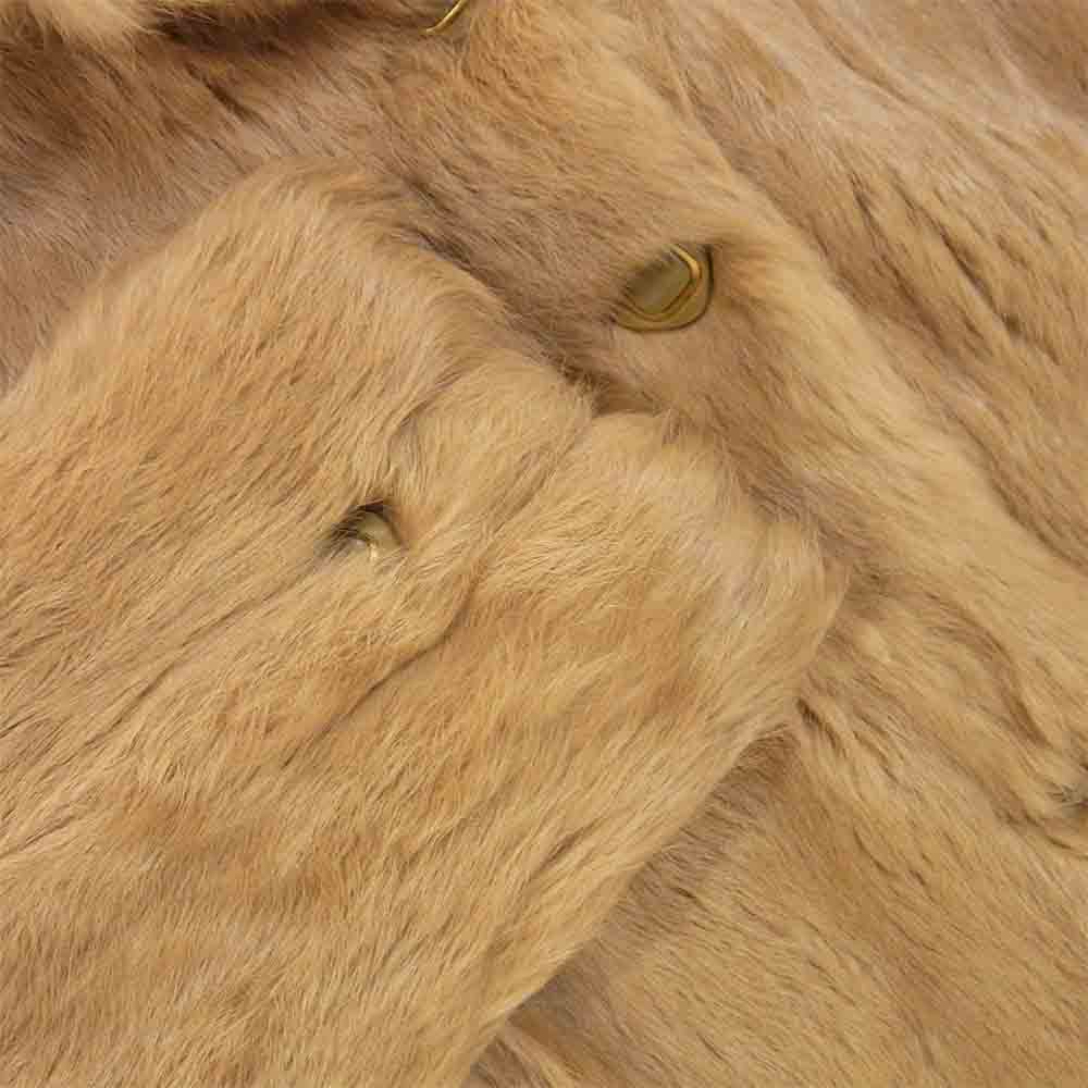 A.P.C. アーペーセー ラビット ファー コート ライトブラウン系 S【中古】