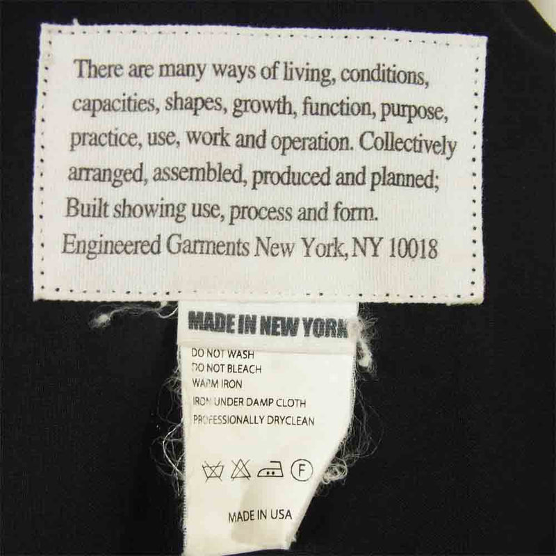 Engineered Garments エンジニアードガーメンツ Chelsea Jacket チェルシー ジャケット ダークネイビー系 XS【中古】