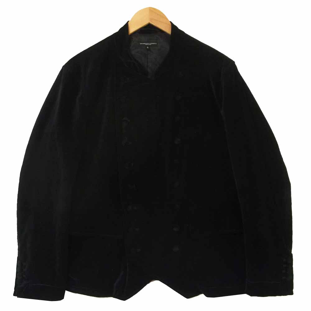 Engineered Garments エンジニアードガーメンツ Chelsea Jacket ベロア チェルシー ジャケット ブラック系 S【中古】