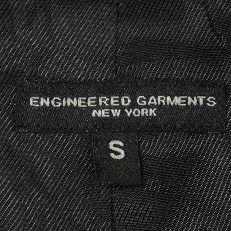 Engineered Garments エンジニアードガーメンツ Chelsea Jacket ベロア チェルシー ジャケット ブラック系 S【中古】