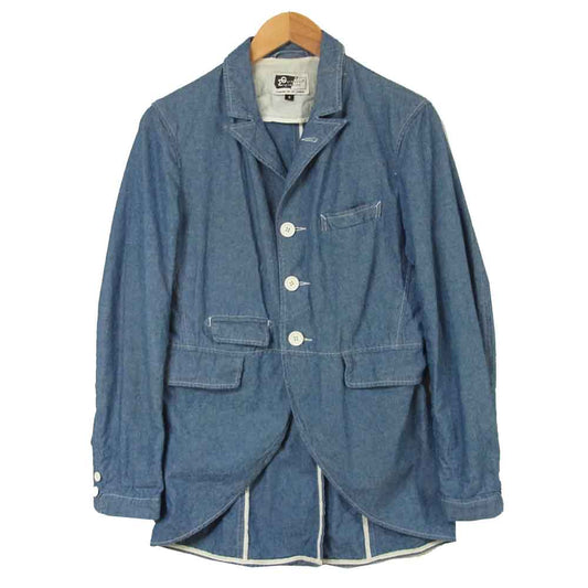 Engineered Garments エンジニアードガーメンツ コットンシャンブレー タキシード ジャケット インディゴブルー系 S【中古】