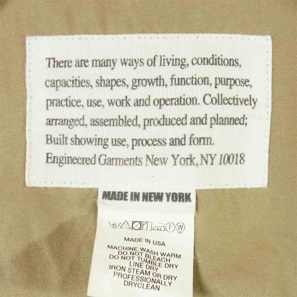 Engineered Garments エンジニアードガーメンツ DL Jacket ダブル ロイター ジャケット グレージュ系 S【中古】