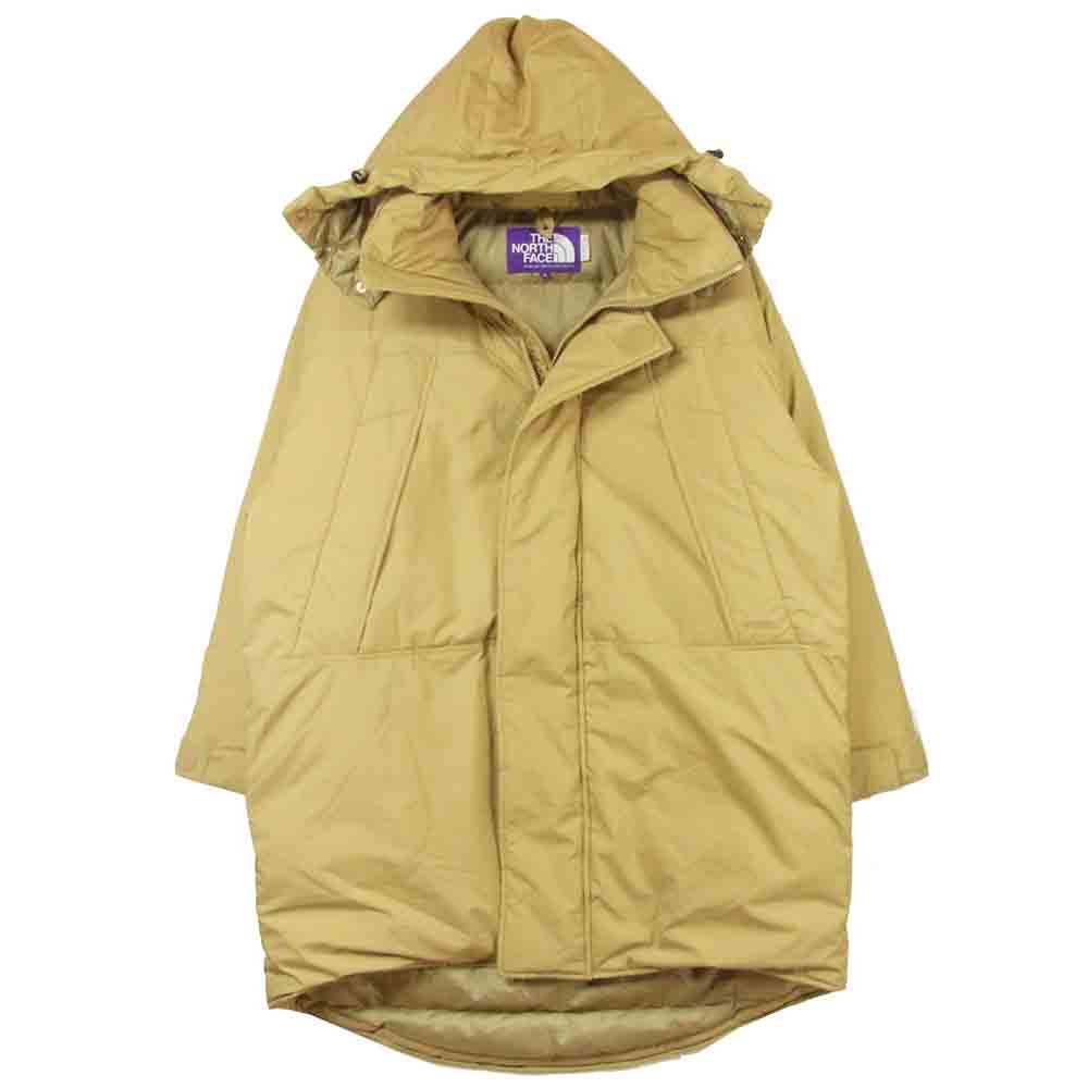 THE NORTH FACE ノースフェイス ND2064N パープルレーベル GORE-TEX INFINIUM Down Coat ゴアテックス ダウンコート モンスター パーカー ベージュ系 S【中古】