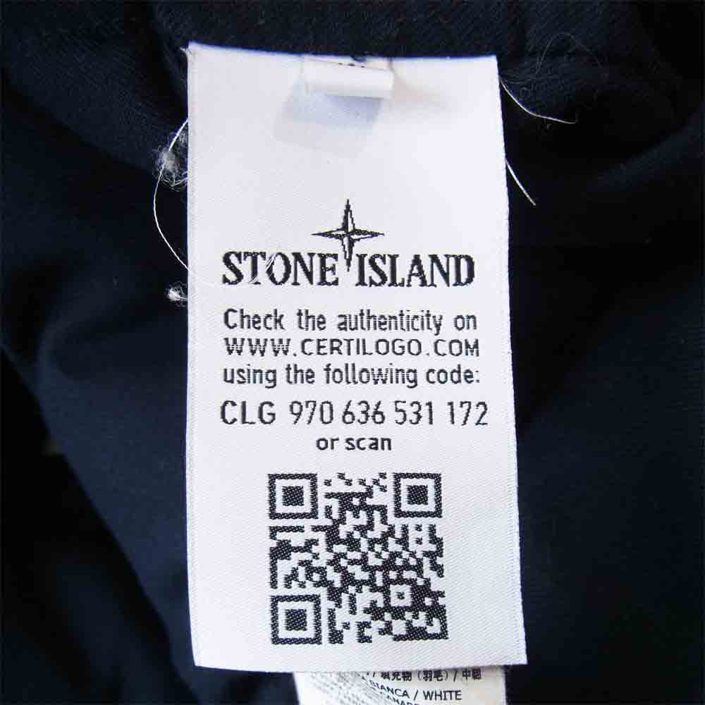 STONE ISLAND ストーンアイランド 970 636 531 172 国内正規品 ファー付き N3B ダウンジャケット ブラック系 M【中古】