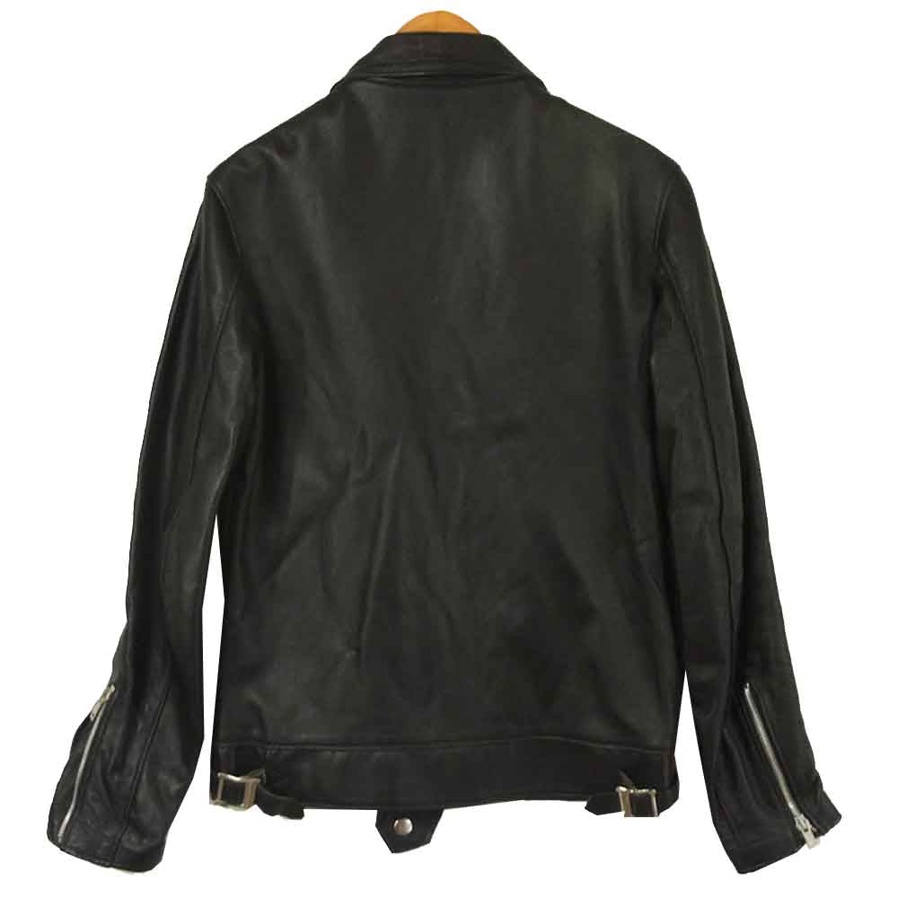 トリプルシックス シングル ライダース ジャケット マイウェイマン シドジャン レザー ブラック系 32【中古】