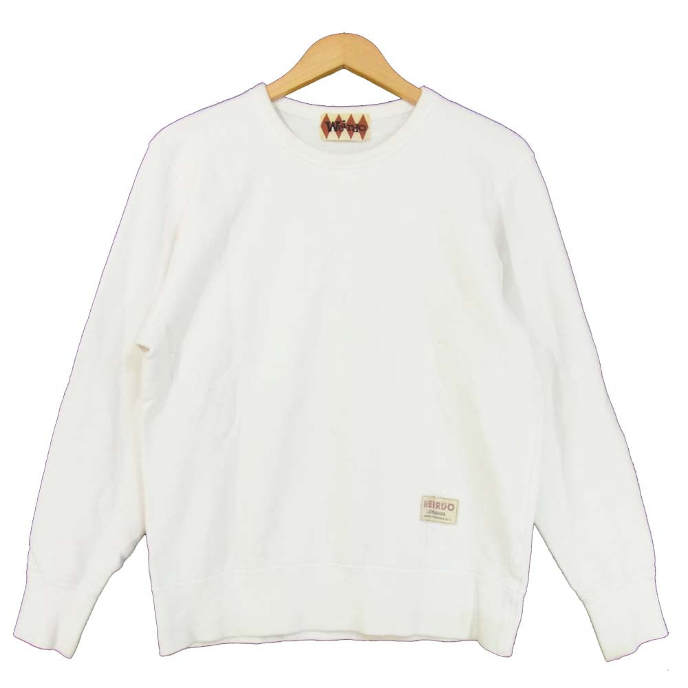 WEIRDO ウィアード WRD-16-AW-23 ZOWEIRDOS SWEAT AIR BRUSH エアブラシ トレーナー ホワイト系 XL【中古】