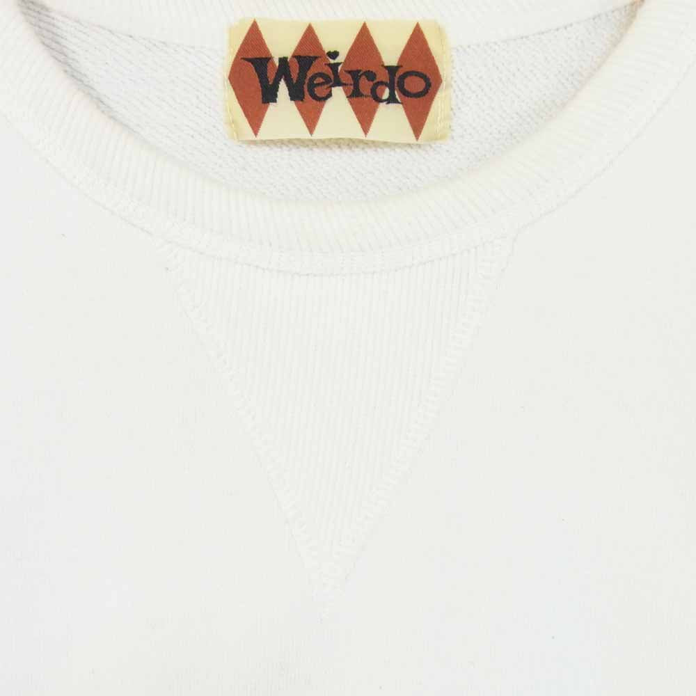 WEIRDO ウィアード WRD-16-AW-23 ZOWEIRDOS SWEAT AIR BRUSH エアブラシ トレーナー ホワイト系 XL【中古】