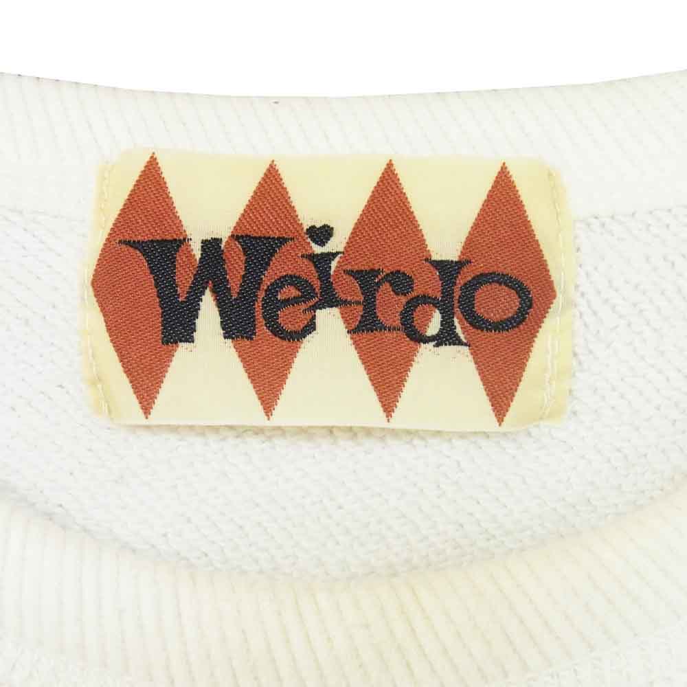 WEIRDO ウィアード WRD-16-AW-23 ZOWEIRDOS SWEAT AIR BRUSH エアブラシ トレーナー ホワイト系 XL【中古】