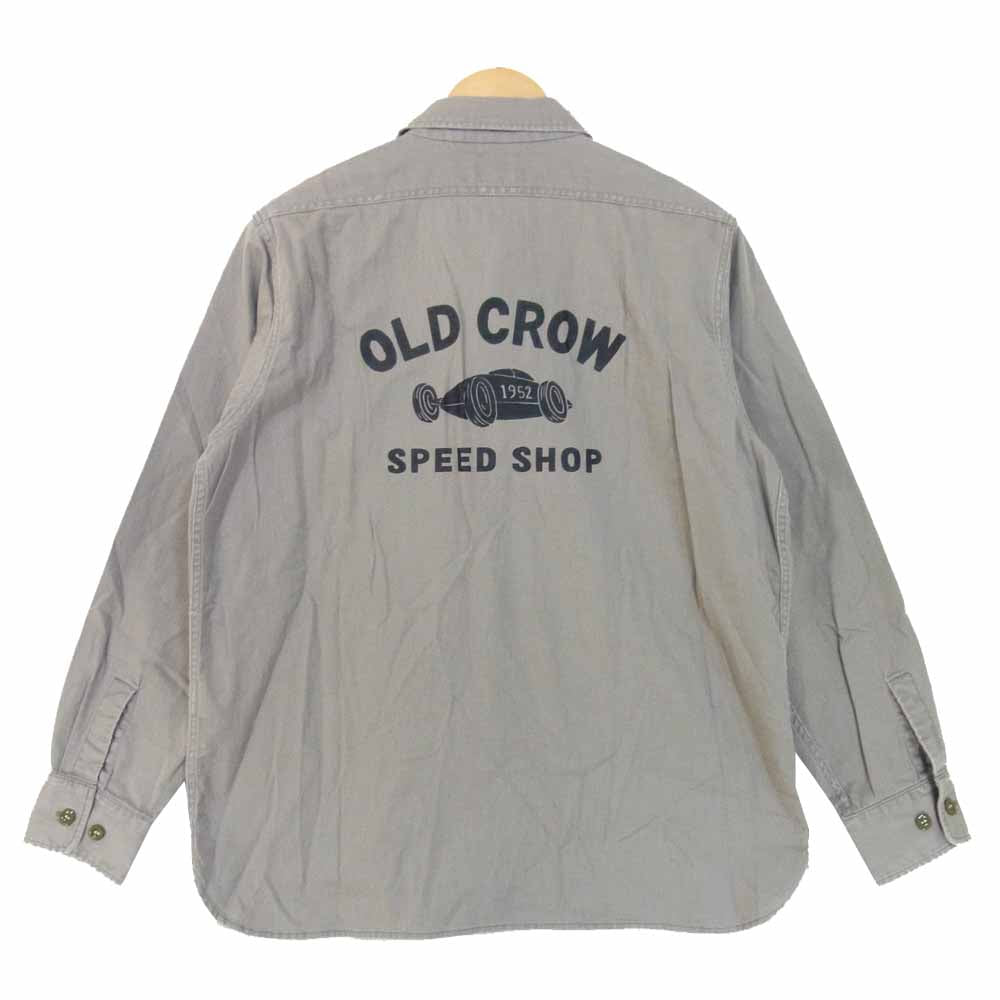オールドクロウ OC-19-SS-11 Belly Tank L/S Shirts ベリータンク ロングスリーブ シャツ グレー系 XL【中古】