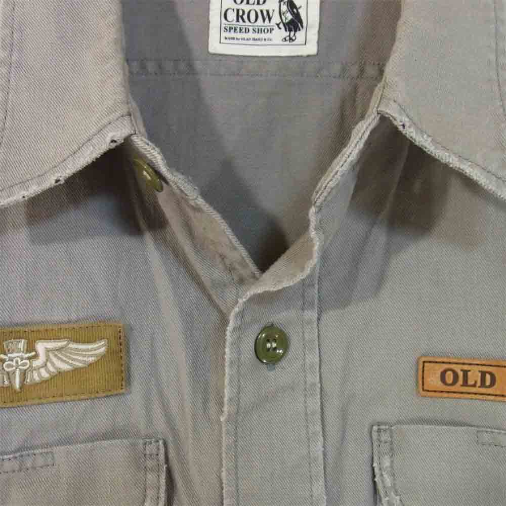 オールドクロウ OC-19-SS-11 Belly Tank L/S Shirts ベリータンク ロングスリーブ シャツ グレー系 XL【中古】
