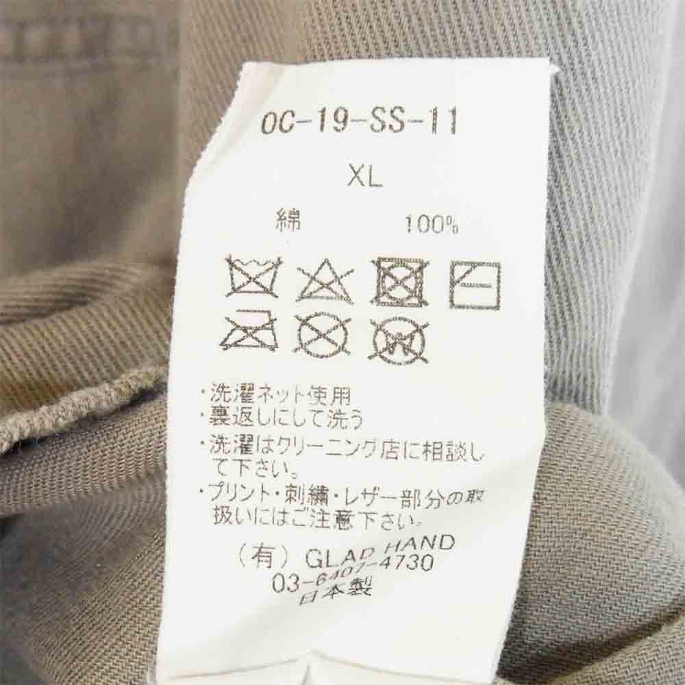 オールドクロウ OC-19-SS-11 Belly Tank L/S Shirts ベリータンク ロングスリーブ シャツ グレー系 XL【中古】