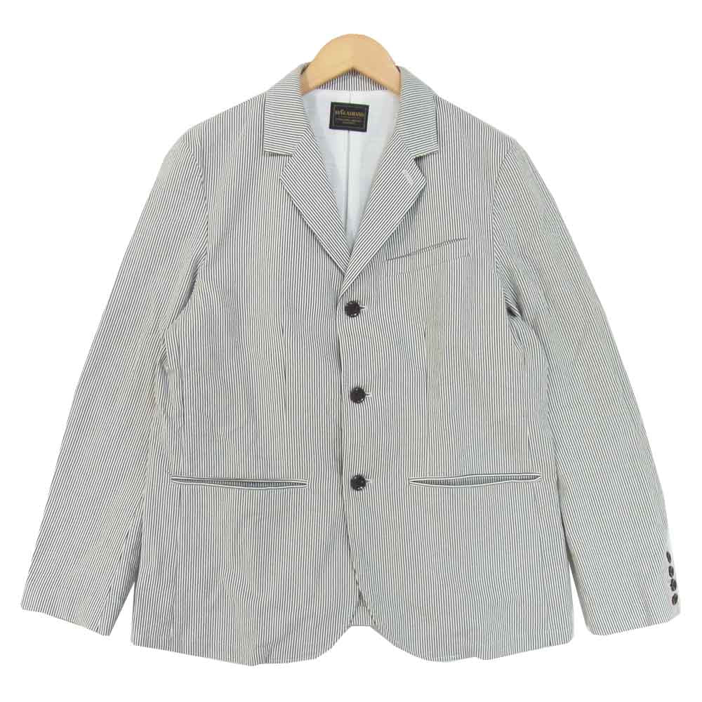 BY GLADHAND バイグラッドハンド BYGH-19-SS-15 Imperial Jacket インペリアル ストライプ ジャケット ホワイト系 L【中古】