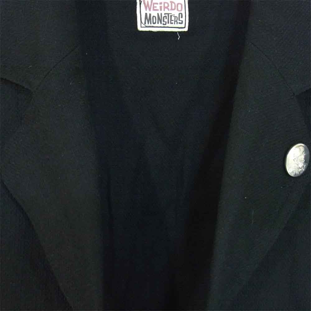 WEIRDO ウィアード WRD-19-SS-14 Monsters Jacket モンスターズ 3B テーラード 鹿子 ジャケット ブラック系 XL【中古】