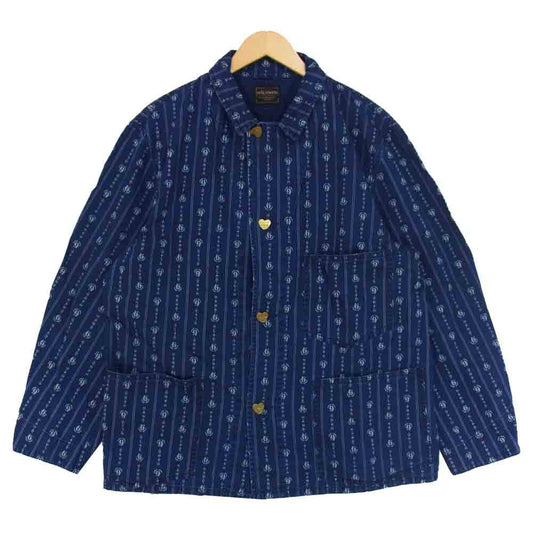 BY GLADHAND バイグラッドハンド BYGH-19-SS-02 Heartland Coverall ハートランド カバーオール ジャケット インディゴブルー系 XL【中古】