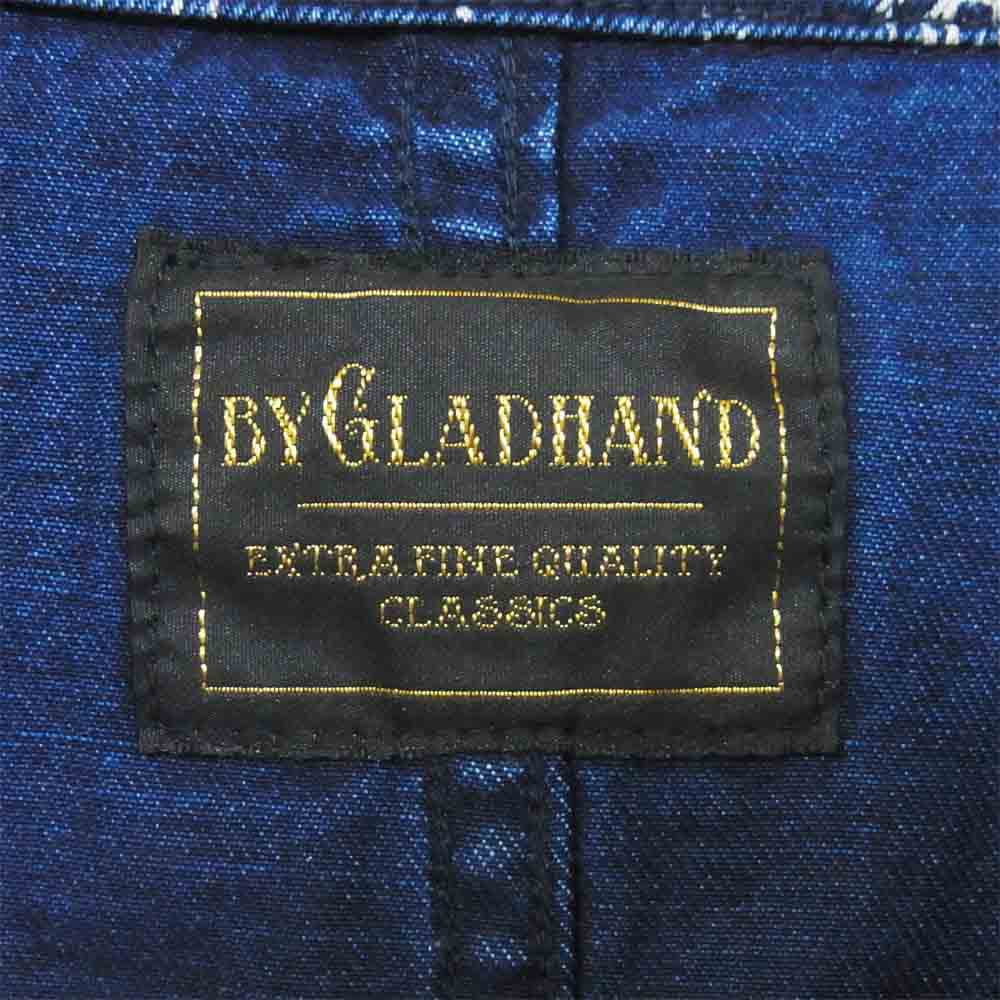 BY GLADHAND バイグラッドハンド BYGH-19-SS-02 Heartland Coverall ハートランド カバーオール ジャケット インディゴブルー系 XL【中古】