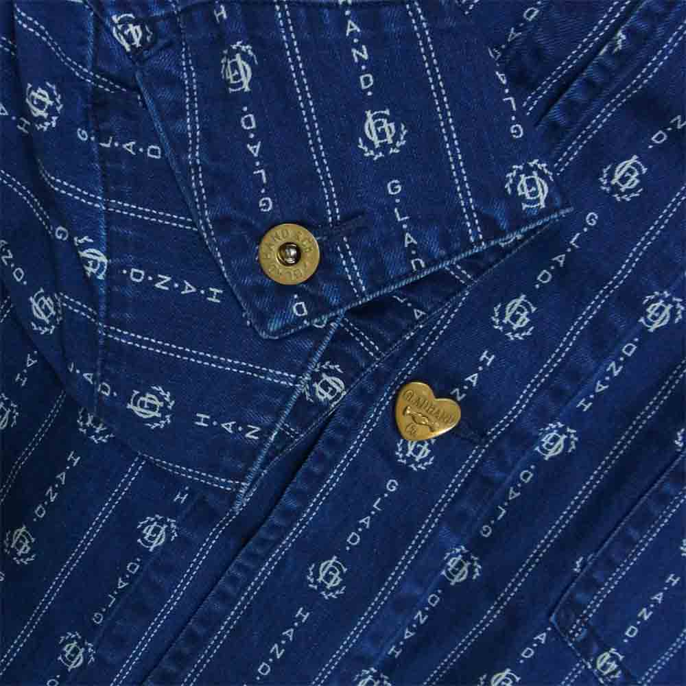 BY GLADHAND バイグラッドハンド BYGH-19-SS-02 Heartland Coverall ハートランド カバーオール ジャケット インディゴブルー系 XL【中古】