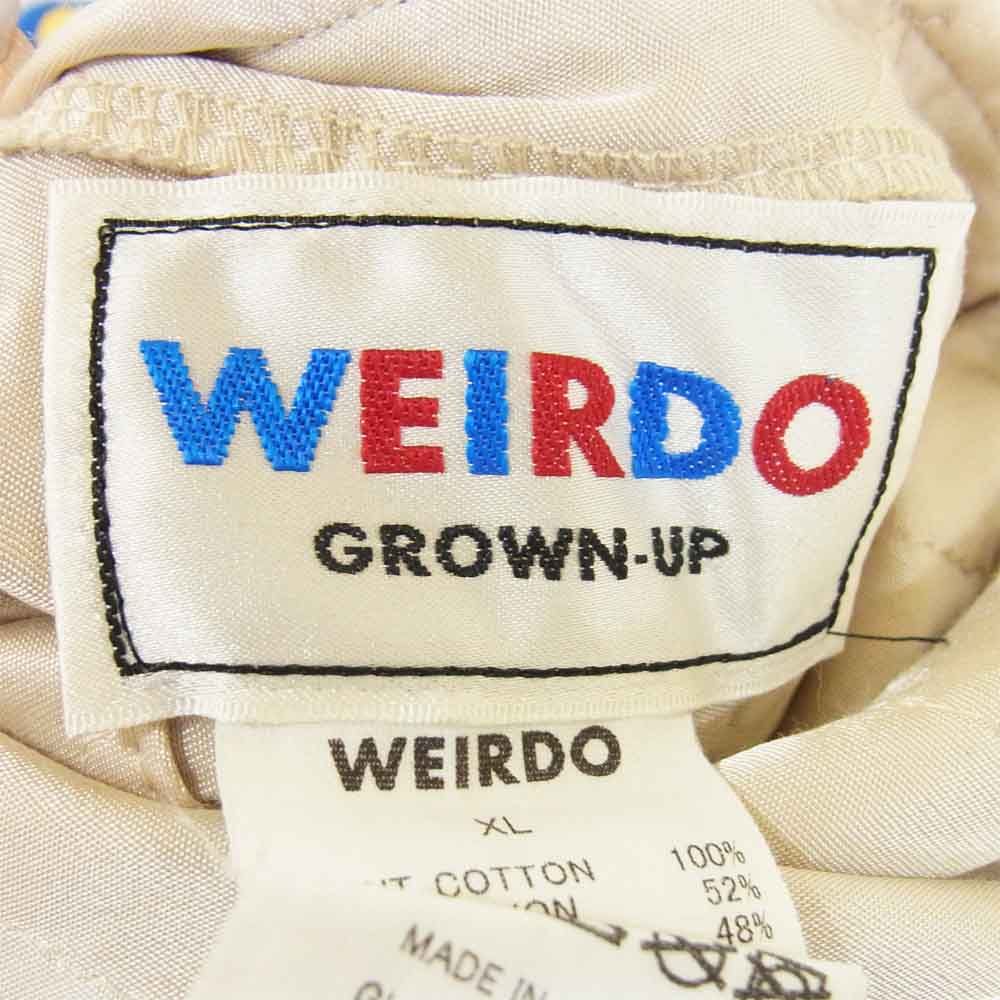 WEIRDO ウィアード WRD-17-AW-01 SKULL & SNAKE JACKET スカル アンド スネーク リバーシブル ジャケット ブラック系 XL【中古】