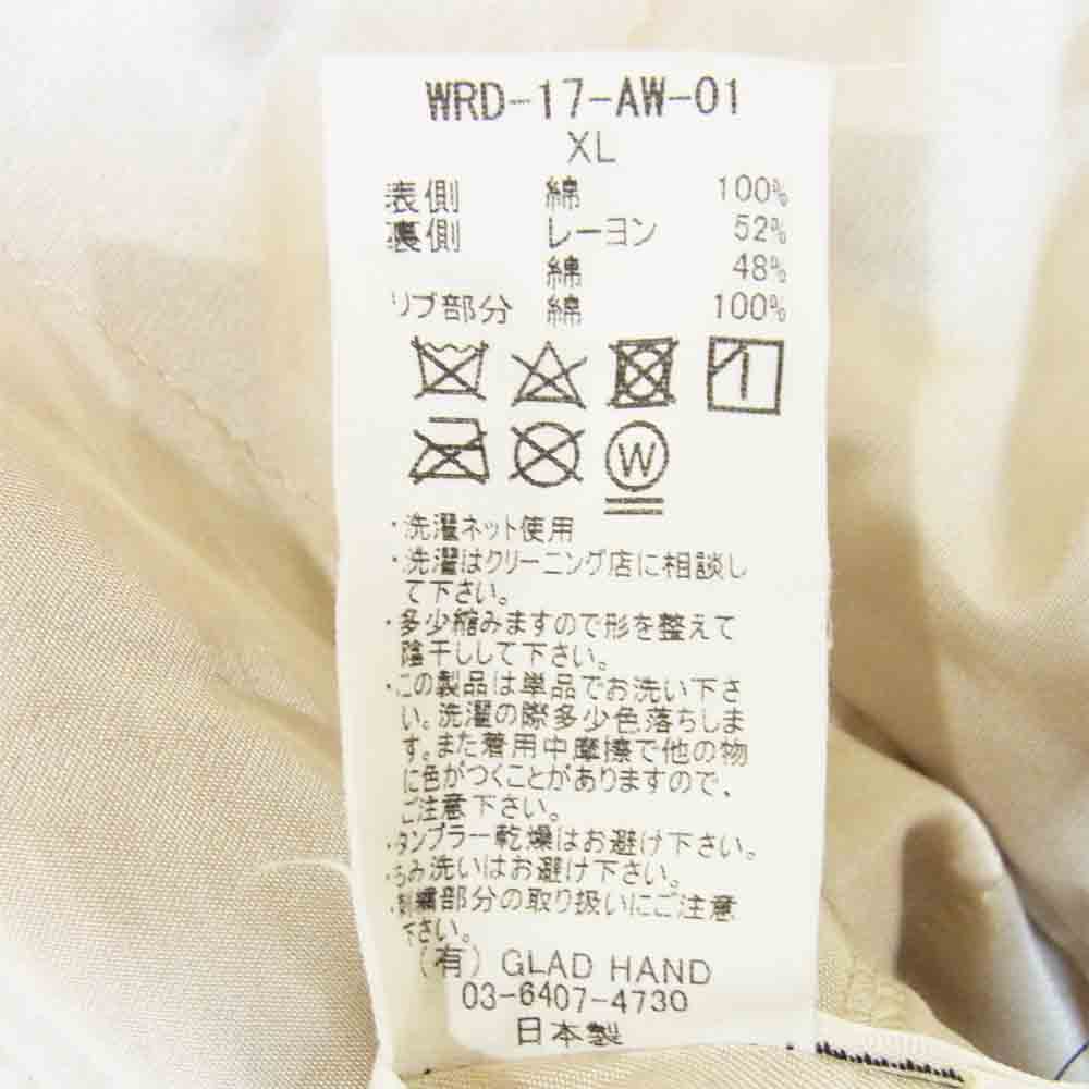 WEIRDO ウィアード WRD-17-AW-01 SKULL & SNAKE JACKET スカル アンド スネーク リバーシブル ジャケット ブラック系 XL【中古】