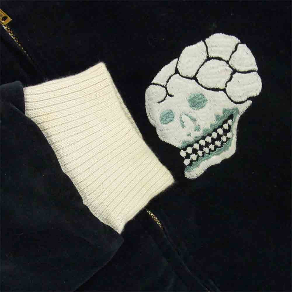 WEIRDO ウィアード WRD-17-AW-01 SKULL & SNAKE JACKET スカル アンド スネーク リバーシブル ジャケット ブラック系 XL【中古】