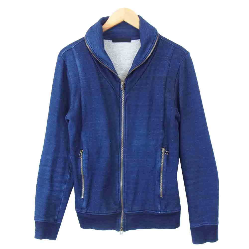 junhashimoto ジュンハシモト PRK0201SWT12 ショールカラージップブルゾン ネイビー系 3【中古】