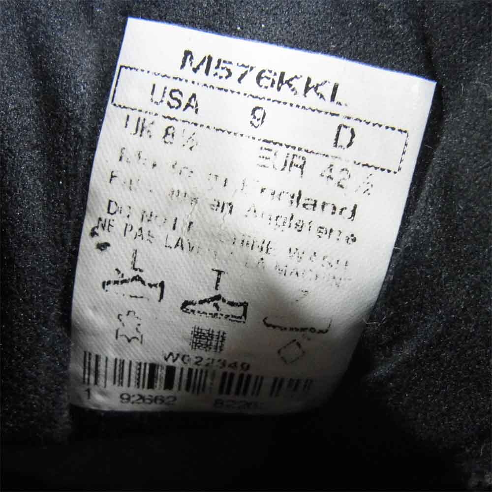 NEW BALANCE ニューバランス M576KKL MADE IN UK LIMITED MODEL 英国製 ローカット スニーカー ブラック系 US9D【中古】
