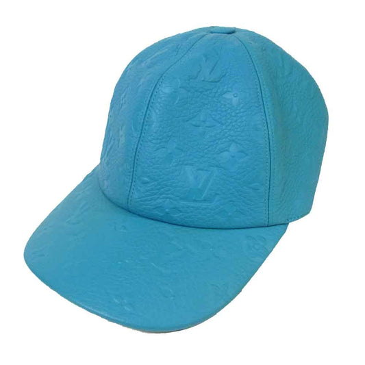 LOUIS VUITTON ルイ・ヴィトン MP2607 モノグラム アンプラント キャップ キャスケット 1.1 ライトブルー系【中古】