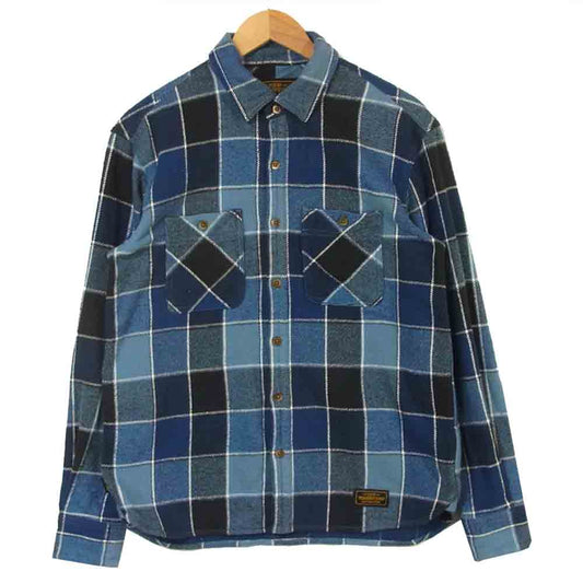 NEIGHBORHOOD ネイバーフッド 20SS 201ARNH-SHM01 LUMBERS / C-SHIRT LS 長袖 チェック シャツ ブルー系 M【中古】