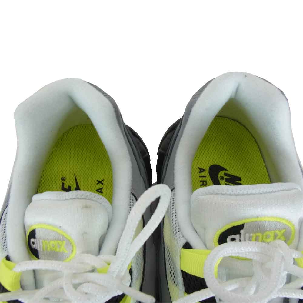 NIKE ナイキ CT1689-001 AIR MAX 95 OG BLACK × NEON YELLOW 27.5cm【極上美品】【中古】