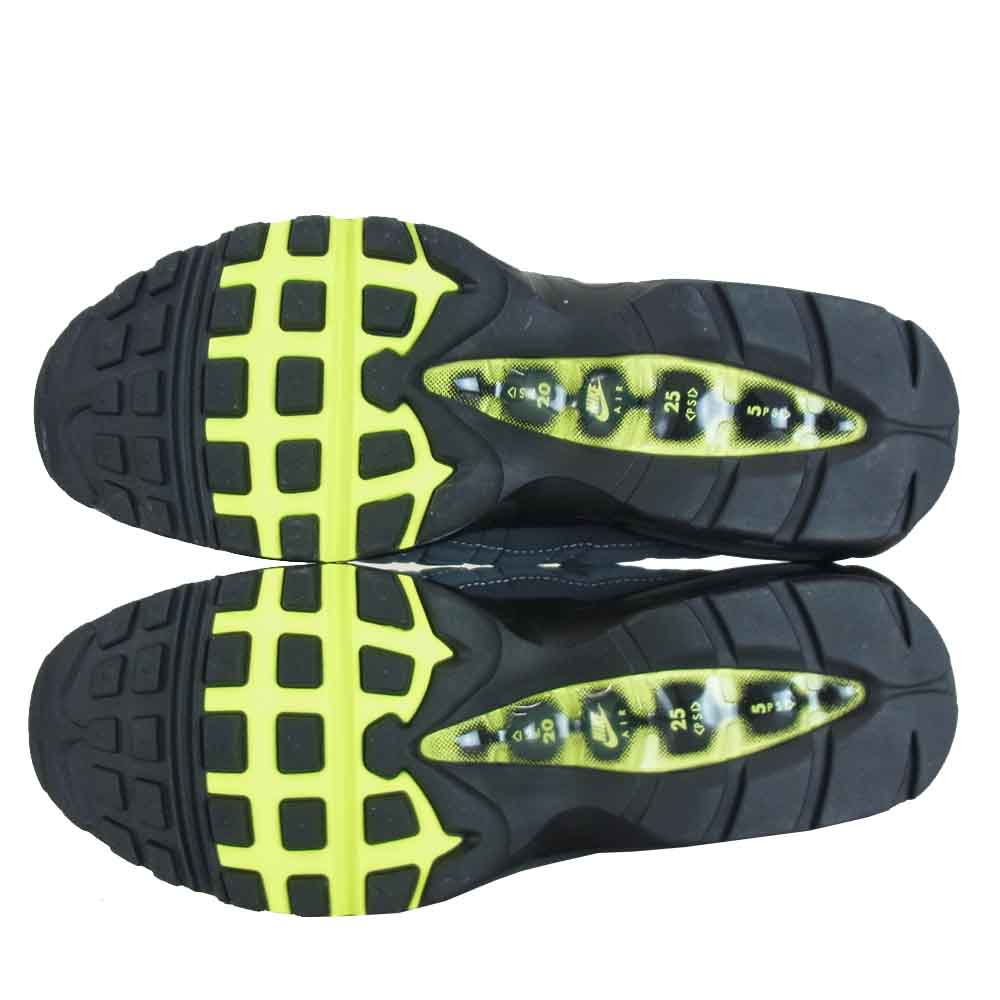 NIKE ナイキ CT1689-001 AIR MAX 95 OG BLACK × NEON YELLOW 27.5cm【極上美品】【中古】