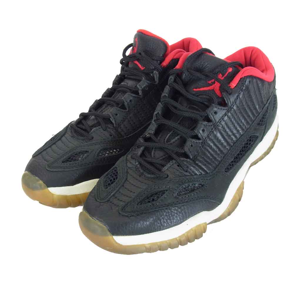 NIKE ナイキ 130270-001 AIR JORDAN 11 LOW エアジョーダン 11 ロー ブラック系 27cm【極上美品】【中古】