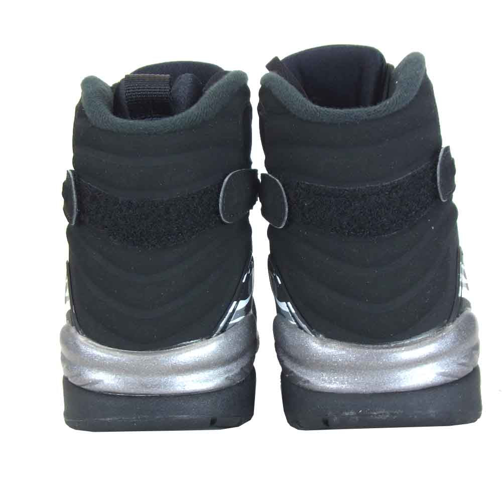 NIKE ナイキ 305381-003 AIR JORDAN 8 RETRO エアジョーダン 8 レトロ ブラック系 シルバー系【新古品】【未使用】【中古】