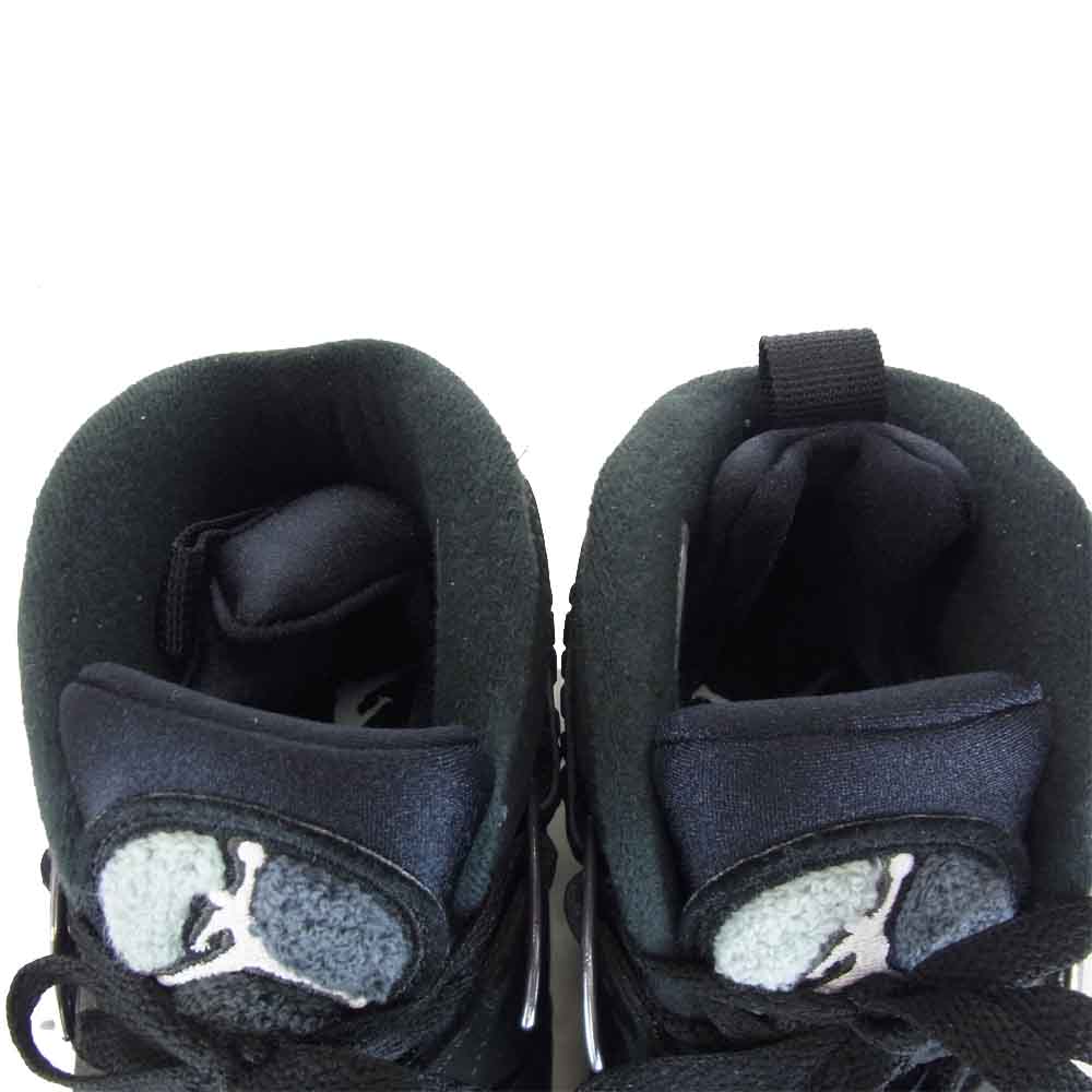 NIKE ナイキ 305381-003 AIR JORDAN 8 RETRO エアジョーダン 8 レトロ ブラック系 シルバー系【新古品】【未使用】【中古】