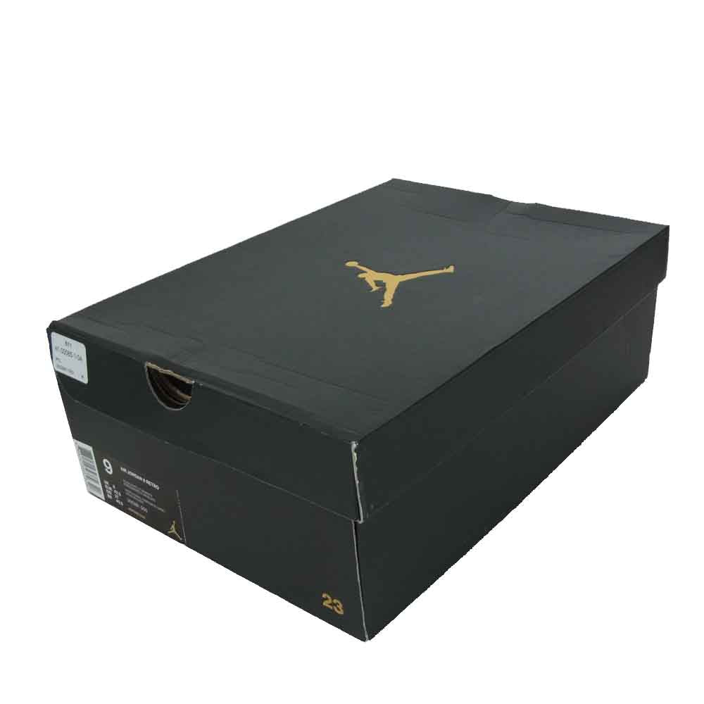 NIKE ナイキ 305381-003 AIR JORDAN 8 RETRO エアジョーダン 8 レトロ ブラック系 シルバー系【新古品】【未使用】【中古】