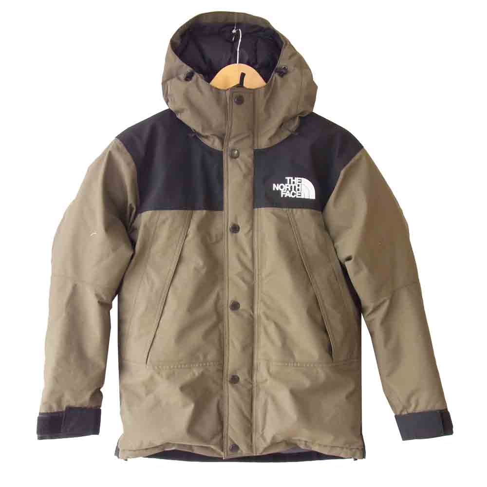 THE NORTH FACE ノースフェイス ND91930 国内正規品 MOUNTAIN DOWN JACKET マウンテンダウンジャケット カーキ系 XS【中古】