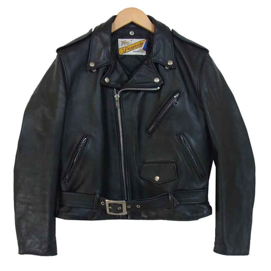 schott ショット 618 ダブル ライダース ジャケット ブラック系 40【中古】