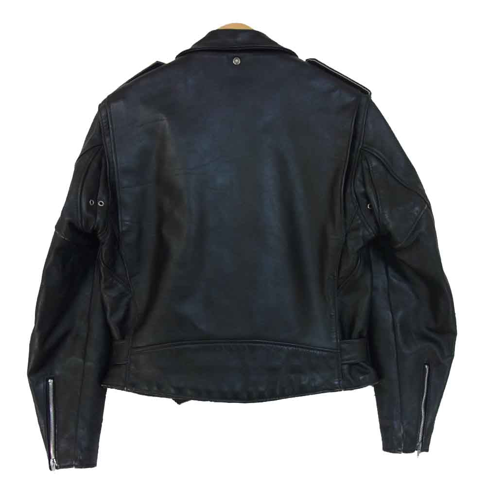 schott ショット 618 ダブル ライダース ジャケット ブラック系 40【中古】