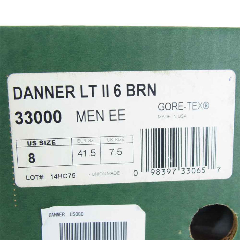 Danner ダナー 33000 LIGHT II ライト ブーツ ブラウン系 US 8【中古】