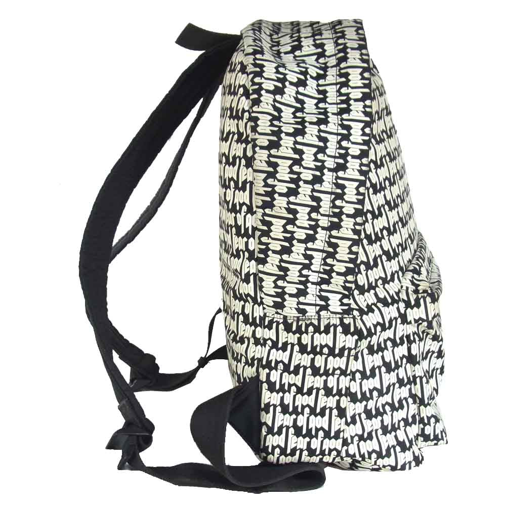 FEAR OF GOD フィアオブゴッド ESSENTIALS エッセンシャルズ Back Pack バックパック ブラック系 ホワイト系【中古】