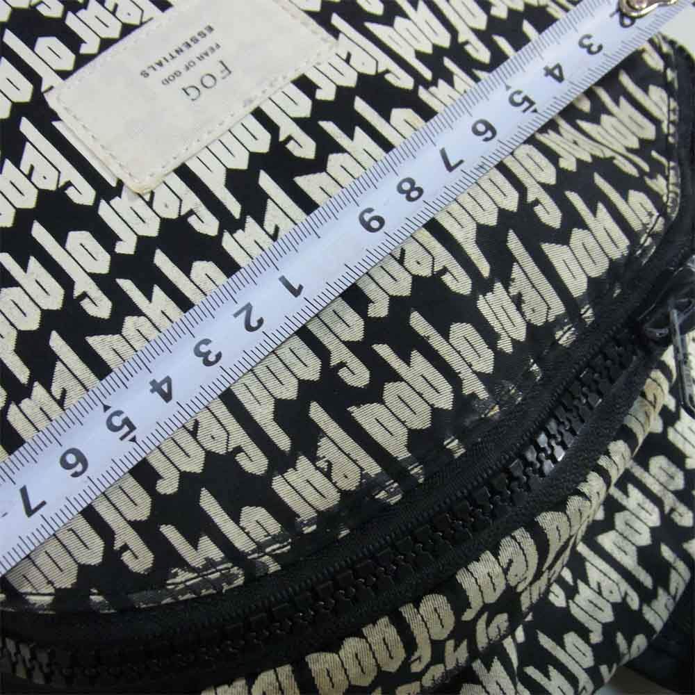 FEAR OF GOD フィアオブゴッド ESSENTIALS エッセンシャルズ Back Pack バックパック ブラック系 ホワイト系【中古】